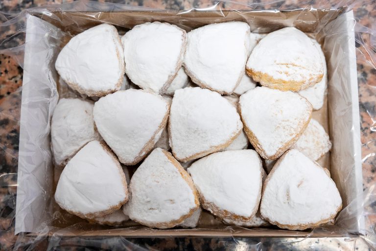 Mantecados al jerez en caja