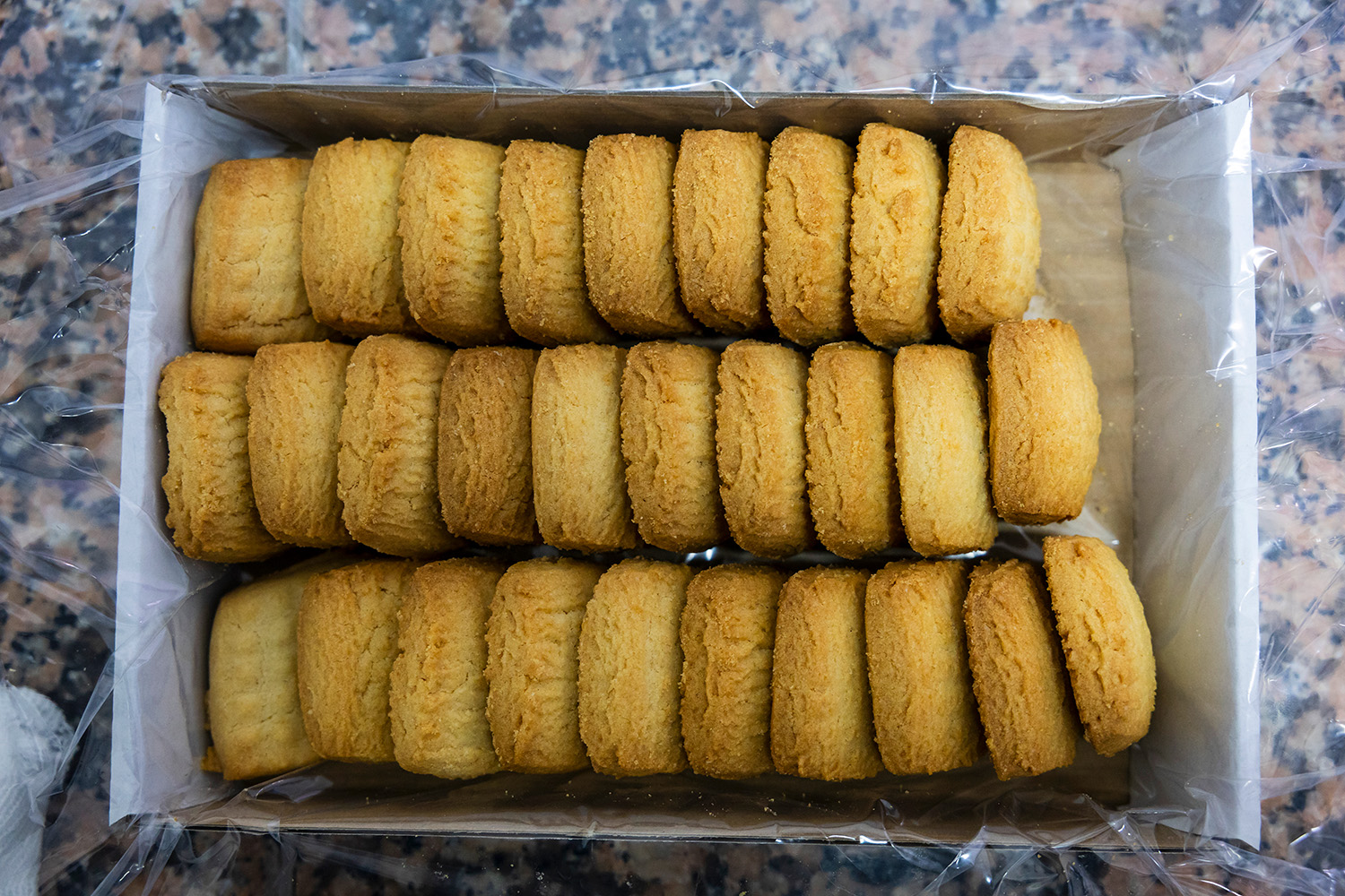 Galletas de nata en caja